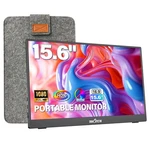 Innoview Portable Monitor 15.6" 1080p For Laptop With Protective Sleeve, Buil.... Fixed Price $144.22.