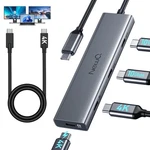 Usb C Video Splitter For Usbc Pd Monitor, Portable Screen, Type Monitors, 4.... Fixed Price $75.12.