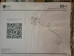 Innovative Ergonomic Solutions/human Activty Technology Hat E2-1-124 Monitor Arm. Fixed Price $199.00.