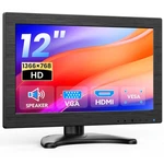 Eyoyo 12" Small Monitor 1366x768 Hdmi Vga Video Monitors For Cctv Pc Raspbery Pi. Fixed Price $69.00.
