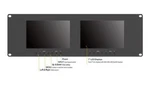 Lilliput Rm-7024 7" 3ru Rack Monitors With Dual Vga & Video In/outputs Metalcase. Fixed Price $285.00.
