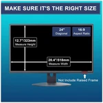 Blue Light Filter For Dell/hp/acer/viewsonic 24" Monitors. Fixed Price $58.99.