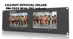 Lilliput Rm-7024-vd -3ru Rack Monitors With Dual Vga, Video & Dvi In/outputs. Fixed Price $309.00.