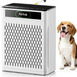 Airtok Large Room Air Purifier 1848sq.ft Pet Washable Pre-filter Hepa Sleep Mode. Fixed Price $89.52.