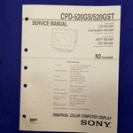 Sony Cpd-520gs Cpd-520gst Service Manual Original Paper Oem Repair Guide - Usa. Fixed Price $106.75.