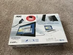 Aoc E1659fwu 15.6" Usb 3 Powered 136x768 Led Backlight Lcd Monitor W/ Bag. Fixed Price $50.00.