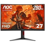 Aoc Gaming C27g4h2 27" Curved Monitor, Fhd 1920x1080 1500r. Fixed Price $209.99.