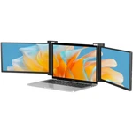 Uperfect 2 *14" Dual Portable Monitor Triple Screen 1080p Laptop Extender. Fixed Price $159.99.
