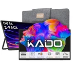 Kado 15.6" Fhd Portable Monitor 2-pack. Fixed Price $209.99.