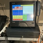 Sam4s Sps-2000 Pos Touch Screen Cash Register System And Drawer. Fixed Price $600.00.