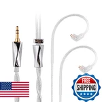 Faaeal Iem Cable,monocrystalline Copper Silver Plated Cable,qdc-c Pin In Ear Mon. Fixed Price $39.84.