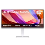 Monitor 34 Ultrawide 2560x1080 Ips 100hz Usb C White Lg 34u530a-w Wfhd. Fixed Price $439.99.