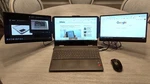 Kefeya S2 Triple Laptop Screen Extender 14" Fhd 1080p Monitor 13"-17.3" Laptops. Fixed Price $194.31.