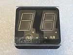 Beckman Sp-352 Panaplex Planar Neon Gas Discharge Display 2 Digits, Nos, 1pc.. Fixed Price $100.00.