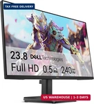 Dell 24 240hz Gaming Monitor - Se2426hg 23.8-inch Fhd (1920x1080) Displa. Fixed Price $174.98.