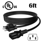 Pwron 6ft Ul Ac Power Cord Cable For Lenovo Thinkvision P24h-20 Computer Monitor. Fixed Price $12.69.