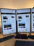 2 X Lg 32un880 Ultrafine 4k Monitors 3840 2160 Hdr10. Fixed Price $1000.00.