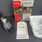 Vtg Sprint Pcs Samsung Sch-2000 Cell Phone W/ Box Charger Manuals Powers On. Fixed Price $39.94.