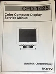 Sony Cpd-1425 Cpd1425 Monitor Service Manual **original**. Fixed Price $28.99.