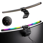 Quntis Curved Monitor Light Bar 15 Rgb Backlit For 34"+ Screens, Computer. Fixed Price $95.98.