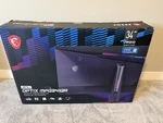 Msi Optix Mpg341qr 34" Uwqhd Led Gaming Monitor. Fixed Price $500.00.