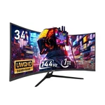 Gawfolk 34 Inch Ultrawide Curved 144hz Gaming Computer Monitor 1500r Pc Scree.... Fixed Price $231.20.