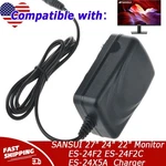 12v Ac/dc Adapter For Sansui 27" 24" 22" Monitor Es-24f2 Es-24f2c Es-24x5a. Fixed Price $18.48.