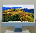 Apple Imac 24" A2438 Retina, 8-core Gpu M1 8gb Ram 256gb Ssd, Blue - Read. Fixed Price $400.00.