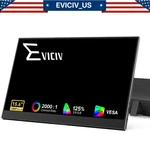 Eviciv Portable Monitor 15.6" 1080p Travel Second Screen Mini Pc W/ Kickstand Aa. Fixed Price $55.99.