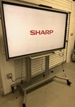 Sharp Pn-l702b Aquos Board Interactive Display System 70" Screen W/cart. Fixed Price $799.00.