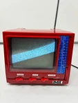 Vintage Micro International (mi) Red Portable Crt Television Tv & Monitor. Fixed Price $79.95.
