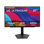 Lg Ultragear 27" Qhd Glossy Oled Gaming Monitor 0.03ms 240hz - Black 27gx704a-b. Fixed Price $429.99.