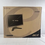 Acer Computer Monitor X193w Black 19-inch 1440x900 60hz Ac 100-240v New In Box. Fixed Price $59.99.