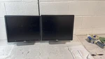 Dell P1914sf 19" Lcd Monitors With Adjustable Stands Pivot Tilt Base Lot Of 2. Fixed Price $82.27.