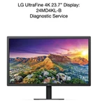Lg Ultrafine 4k 23.5" 23.7" 24" 24md4kl 24md4kl-b Repair Diagnostic Service. Fixed Price $115.00.