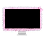 Kingshion 32"-38" Lovely Cute Computer Monitor Cover With Pink & White Point. Fixed Price $18.29.