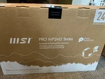 Msi Pro Mp2412 Monitor Unopened White. Fixed Price $75.00.