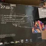 Acer 27" Wqhd 100hz Led Monitor Black (sa272u Ebiip). Fixed Price $85.00.