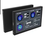 Wownova 5" Computer Temp Monitor, Dynamic Theme Supported, Argb Pc Case Black. Fixed Price $31.87.
