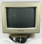 Vintage Packard Bell Pb8539v Crt Color Monitor Beige Retro Display Tested Works. Fixed Price $100.00.