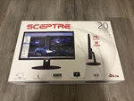 Sceptre E205w-16003rt 20" Led Monitor 75hz Hd+ Hdmi Vga - Pristine W/ Box. Fixed Price $20.00.