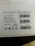 Sotsu Flipaction Pro 16" Gen 2 Premium Portable Monitor Universal Black. Fixed Price $480.00.