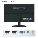 Sceptre E278w-fpt 27in 1920 X 1080p Widescreen Led Monitor. Fixed Price $95.00.