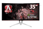 Aoc Agon Ag352ucg 35" Curved Wqhd (21:9 3440x1440)) Gaming Monitor G-sync (read). Fixed Price $350.00.