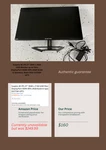 Sceptre Prime 4k Ips 27" 3840 X 2160 Uhd Monitor. Fixed Price $160.00.