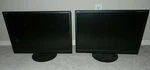 Lot Of( 2 )nec Accusync 22" 1680 X 1050 75hz Widescreen Monitor Dvi Vga 224wxm. Fixed Price $130.00.