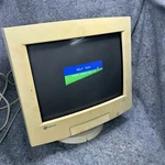 Vintage 1999 Gateway Ev700 17 Crt Monitor E7006 Beige Tested Powers On Vga. Fixed Price $199.95.