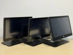 Elo 1302l 13" Touchscreen Pos Monitor W/ Stands- Lot Of 3, Read. Fixed Price $169.00.