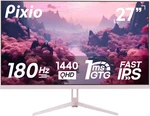 Px278 Wave Pink 27" 180hz Quad Hd Gaming Monitor With Built-in Speakers. Fixed Price $400.99.