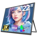 Uperfect 22 Inch Portable Monitor 2560x1440 Gaming 100%srgb W/ Stand. Fixed Price $129.99.